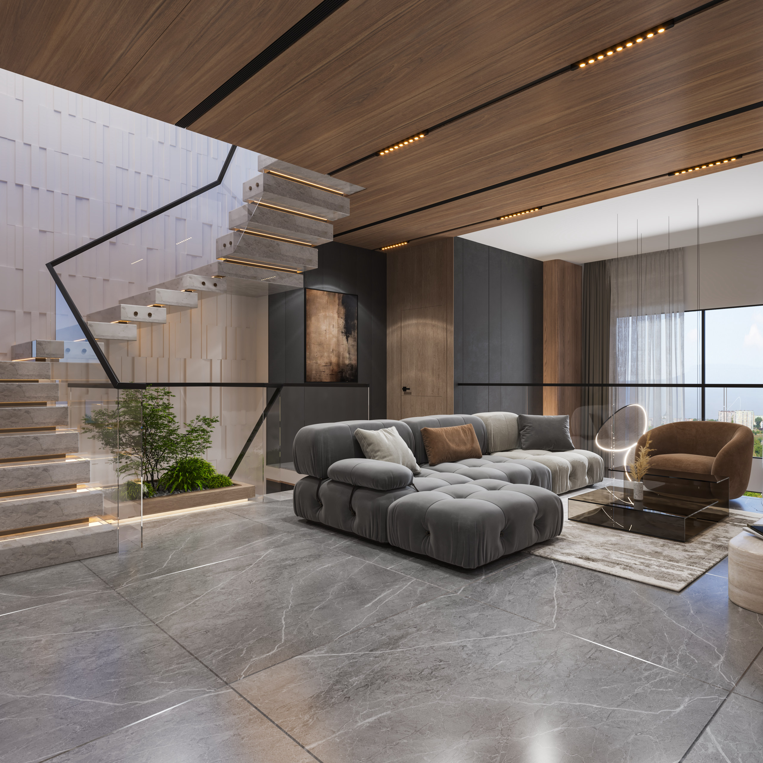 Upper lounge