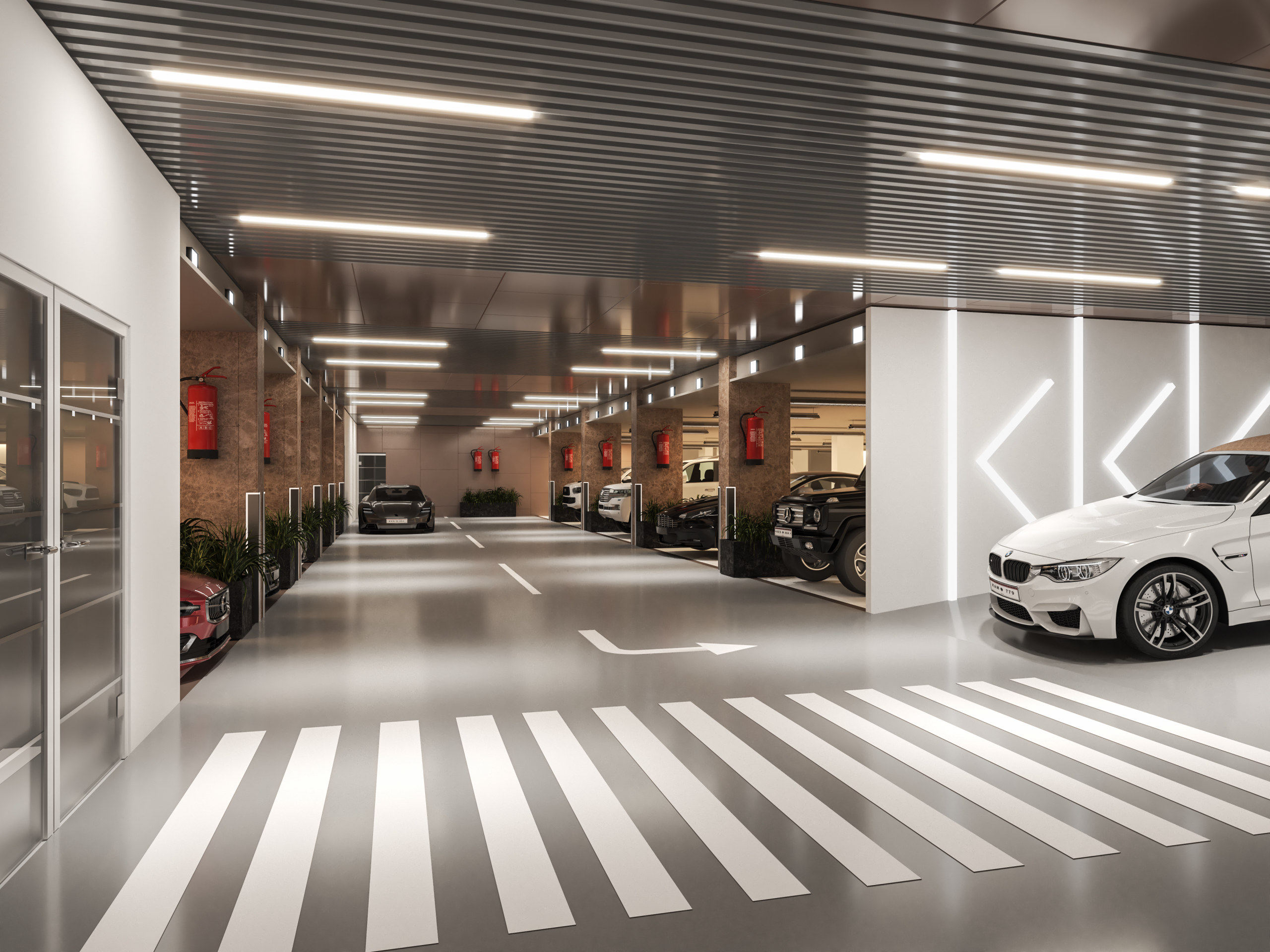 Basement parking